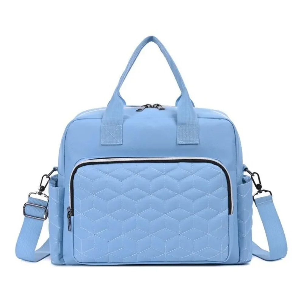 sac à langer imperméable bleu