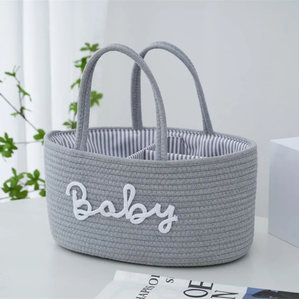 Sac à Langer multifonctionnel panier pique nique plage pour bébé marron à couches chic gris spacieux pour mamans