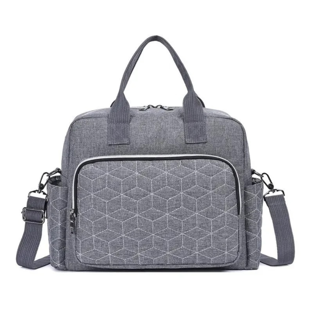 sac à langer imperméable bleu pour bébé gris