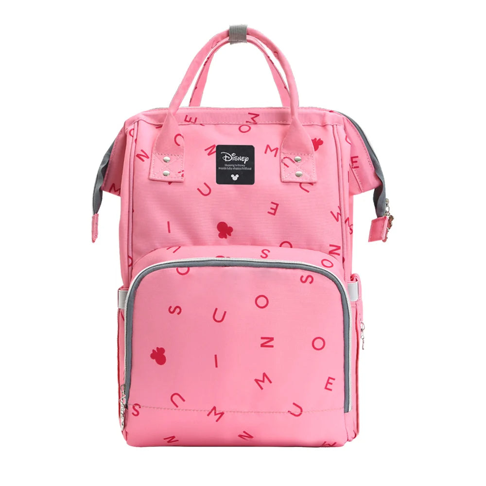 Sac à Langer Disney pour bébé spacieux à grande capacité bleu sac à dos noir pour biberon et balade en rose pour fille